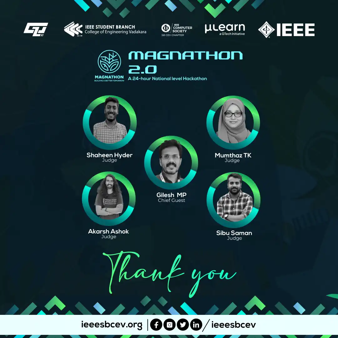 Magnathon 2.0 Judges