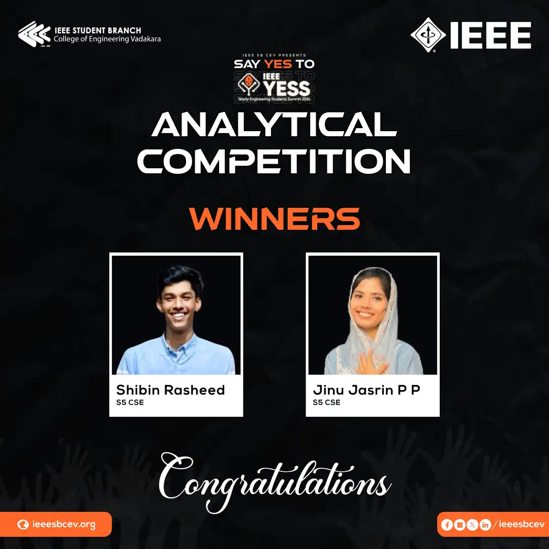 Analytical Winners - Say YES to YESS