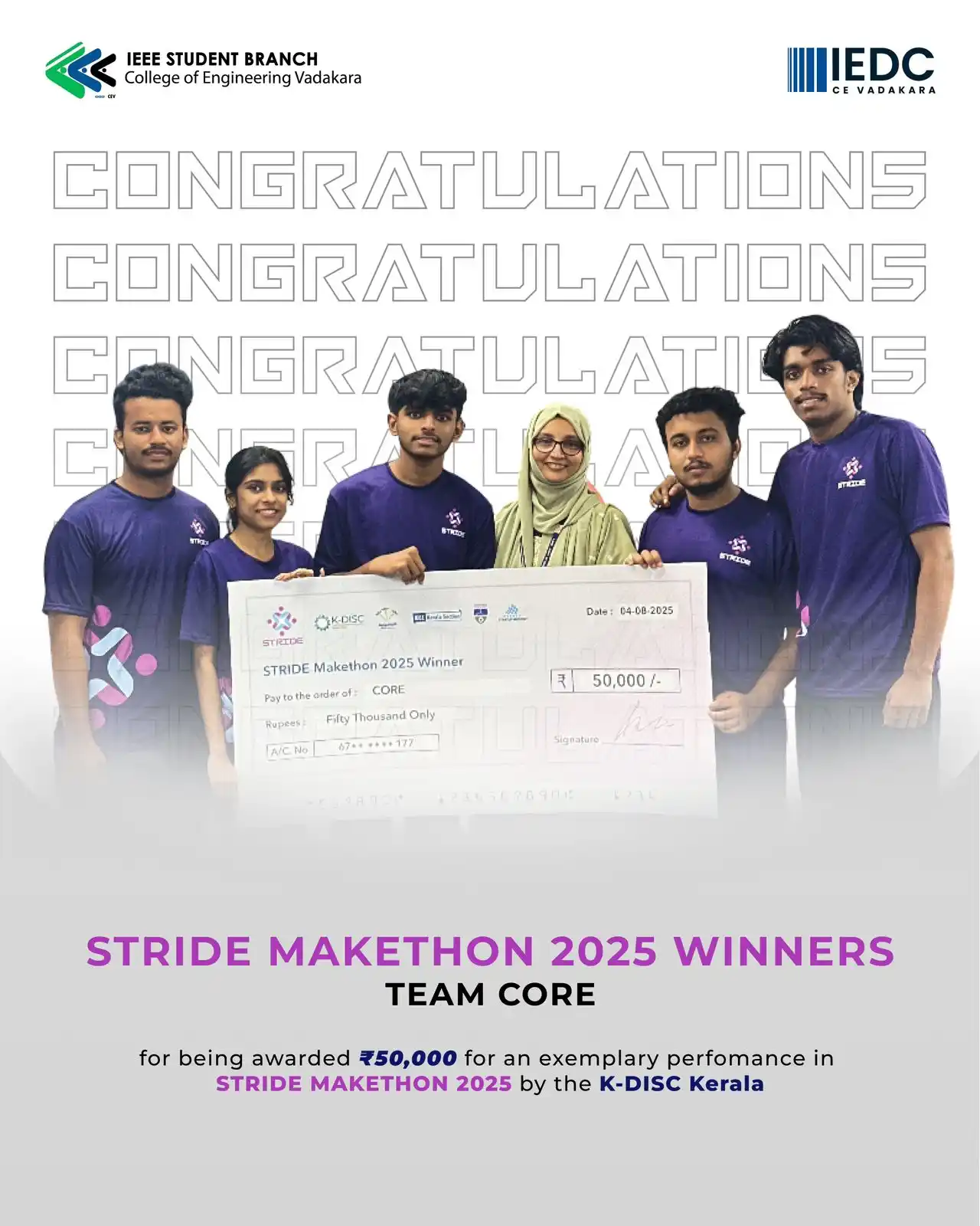 STRIDE Designathon & Makethon 2025 Winners