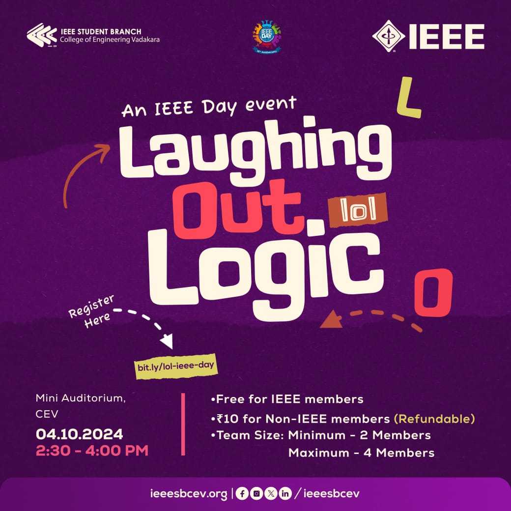 LOL: Laughing Out Logic - IEEE Day 2024 